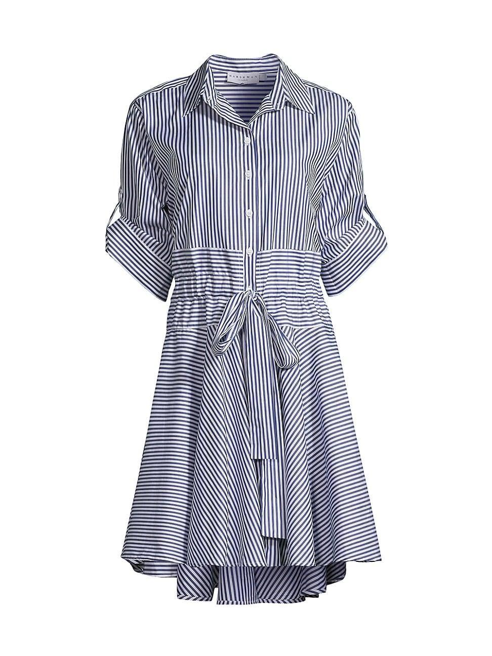 Womens Meadow Striped Shirtdress Product Image