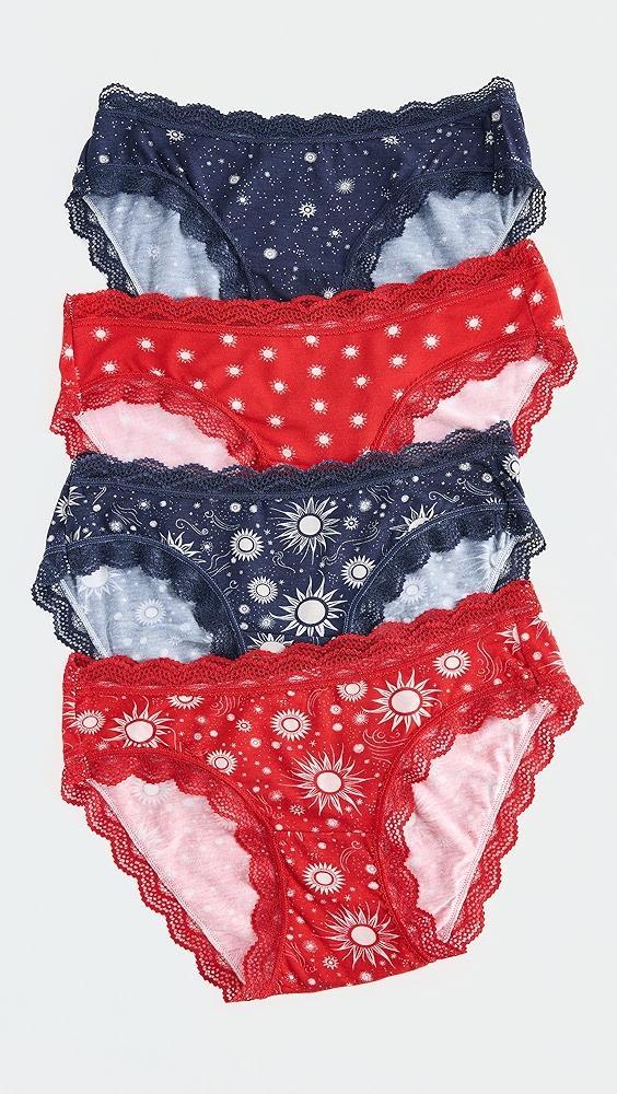 Stripe & Stare Original Knicker Four Pack | Shopbop Product Image