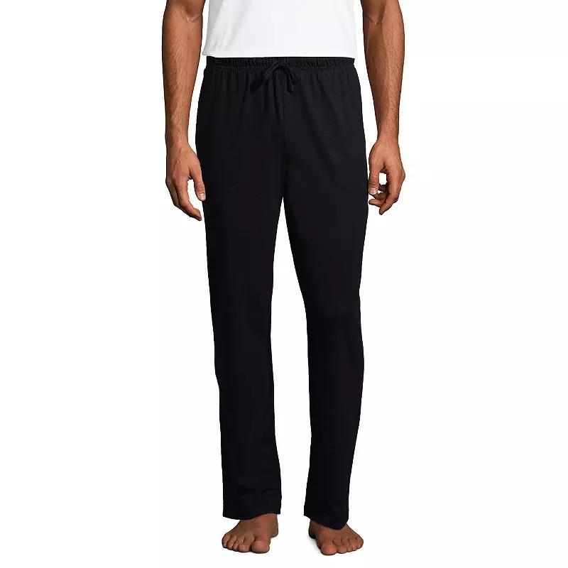 Lands End Mens Knit Jersey Sleep Pants Product Image