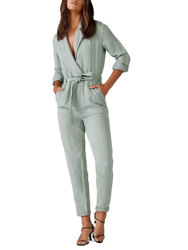 Womens The Shirley Belted Utility Wrap Jumpsuit Product Image