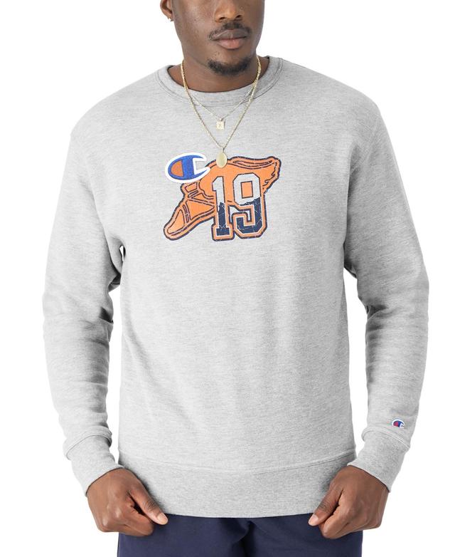 Champion Mens Powerblend Graphic Crewneck Sweatshirt Product Image