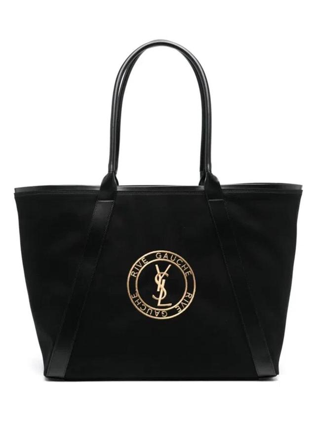 Men's Rive Gauche Tote Bag In Black Product Image