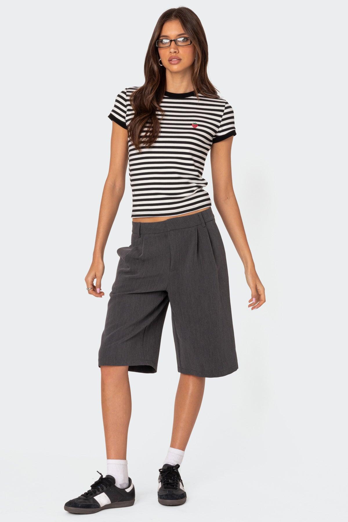 Aelia Bermuda Trouser Shorts Product Image