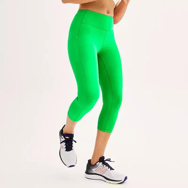 Womens Tek Gear Ultrastretch Pocket High-Waisted Capri Leggings Product Image