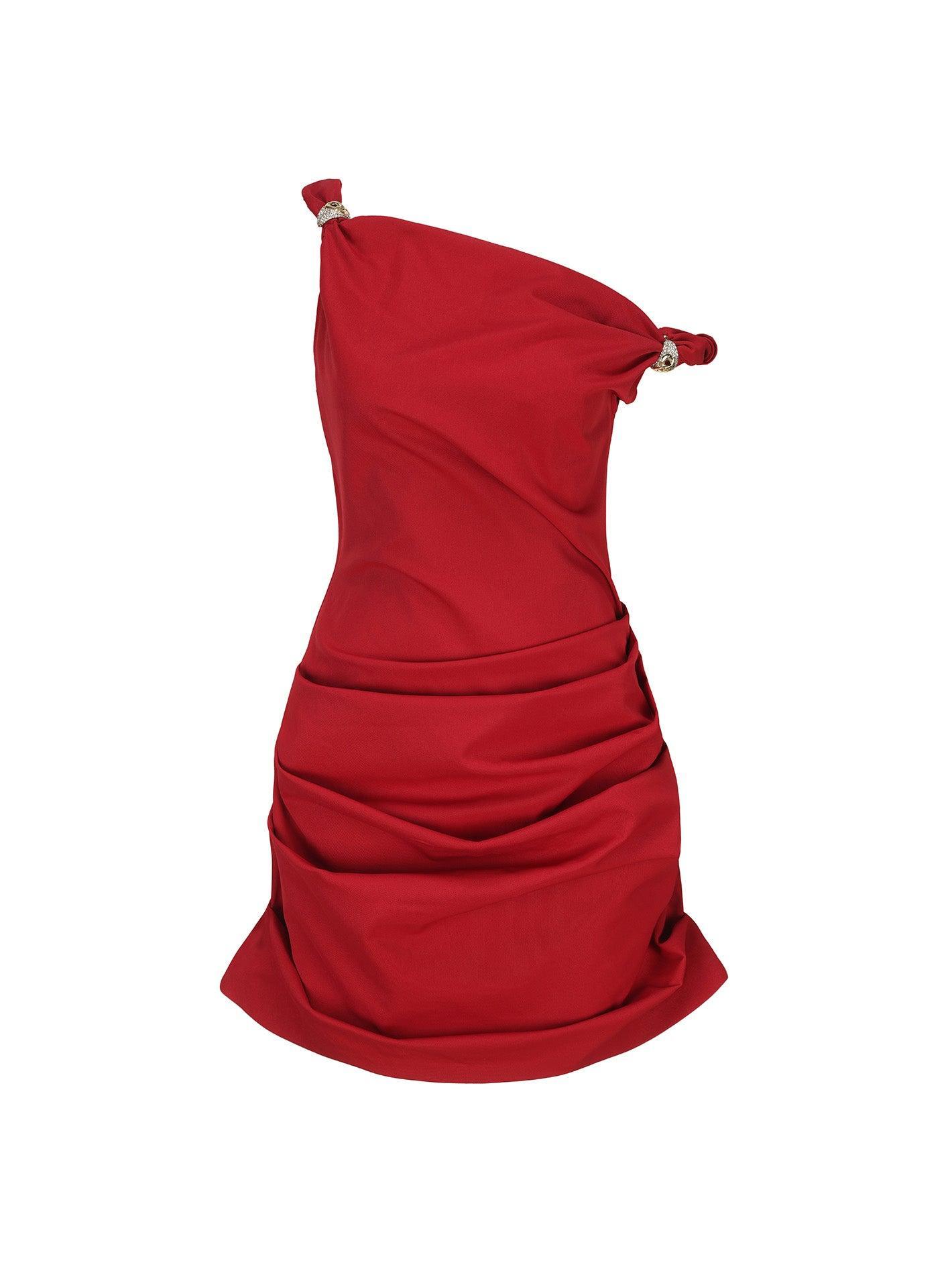 Andrea Dress (Red) Product Image