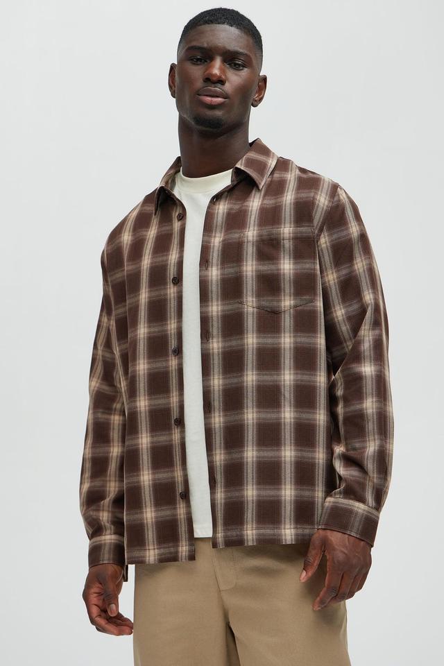 Boyle Plaid Shirt - Brown Combo Product Image