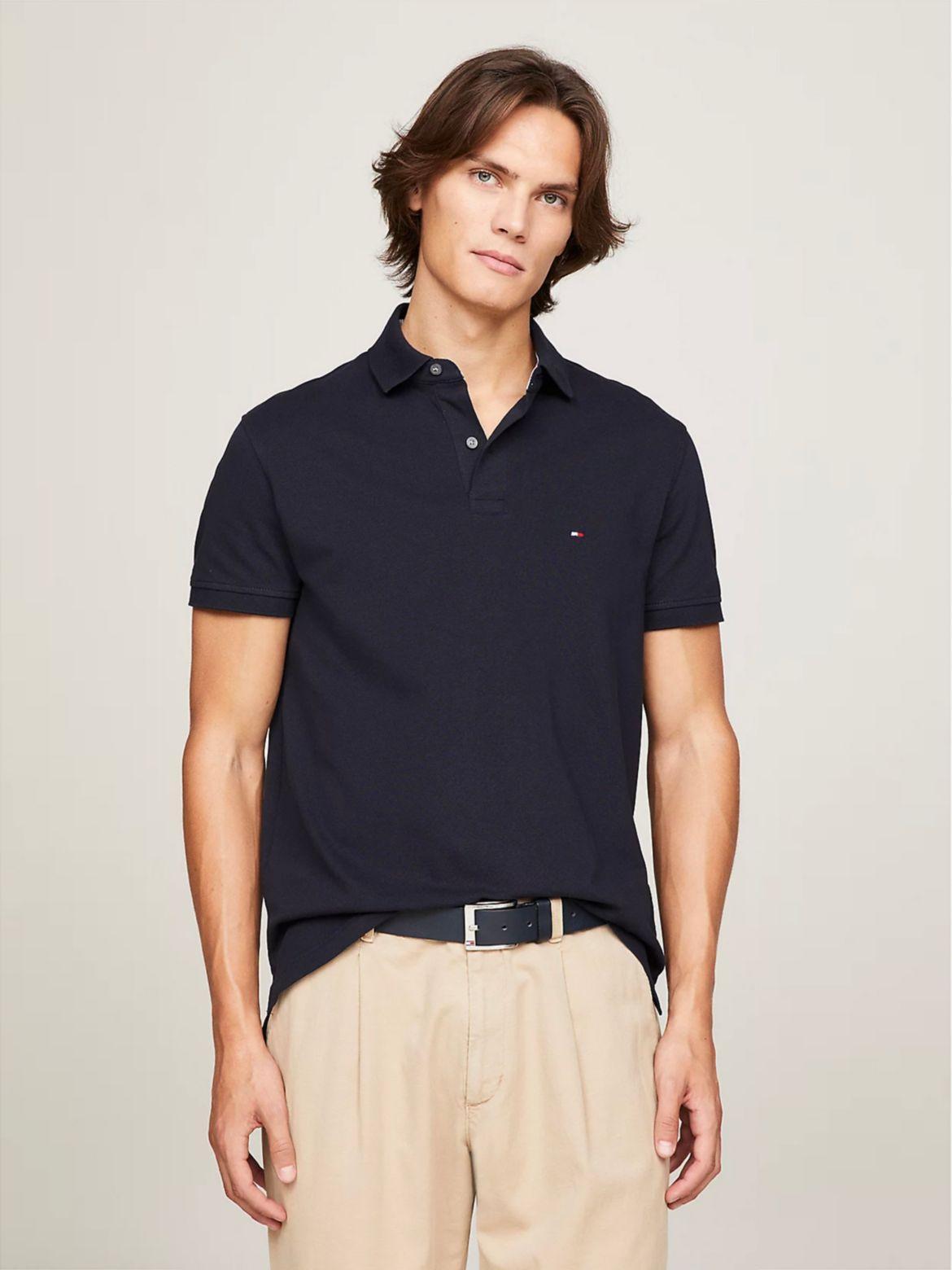 Tommy Hilfiger Men's Stretch Regular Fit Tommy Polo Product Image