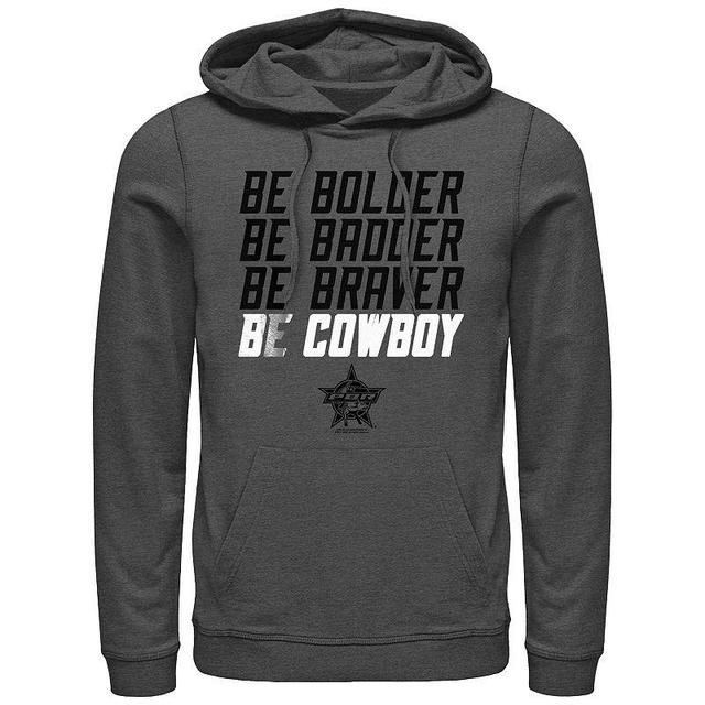 Mens Be a Cowboy Graphic Hoodie Grey Heather Product Image