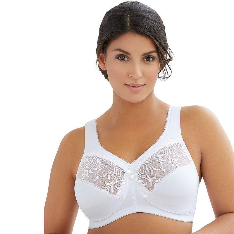 Glamorise Bra: MagicLift Embroidered Full-Figure Bra 1016 - Womens Product Image