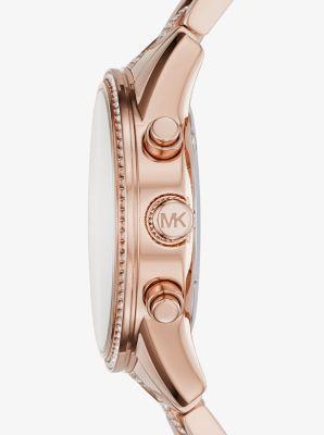 Oversized Pavé Logo -Tone Watch Product Image