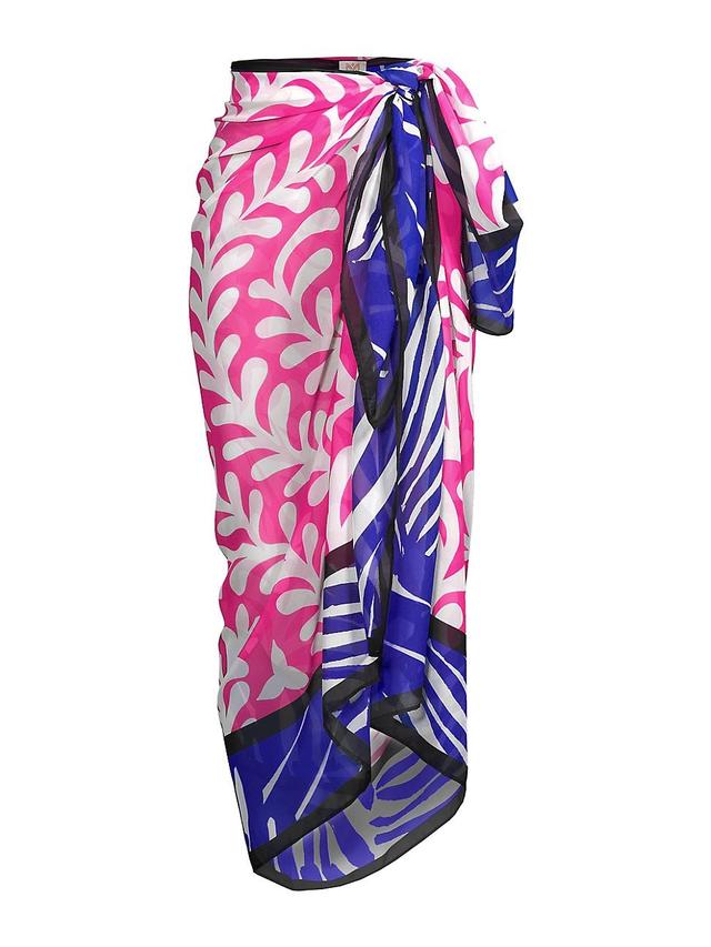 Womens Spanish Vine Zebra Sarong Product Image