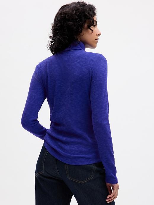 Essential Rib Turtleneck T-Shirt Product Image