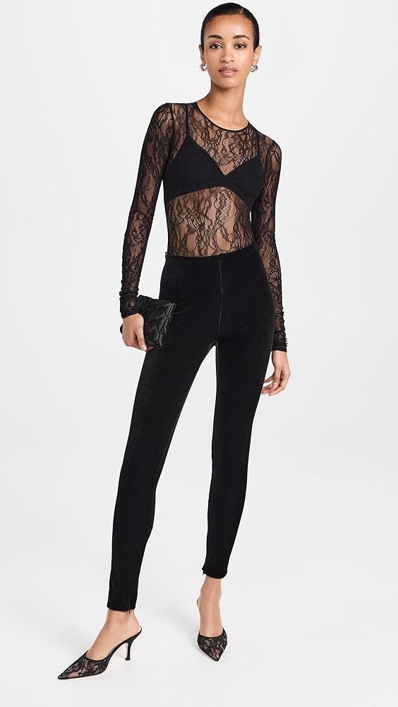 WARDROBE.NYC Velvet Legging | Shopbop Product Image