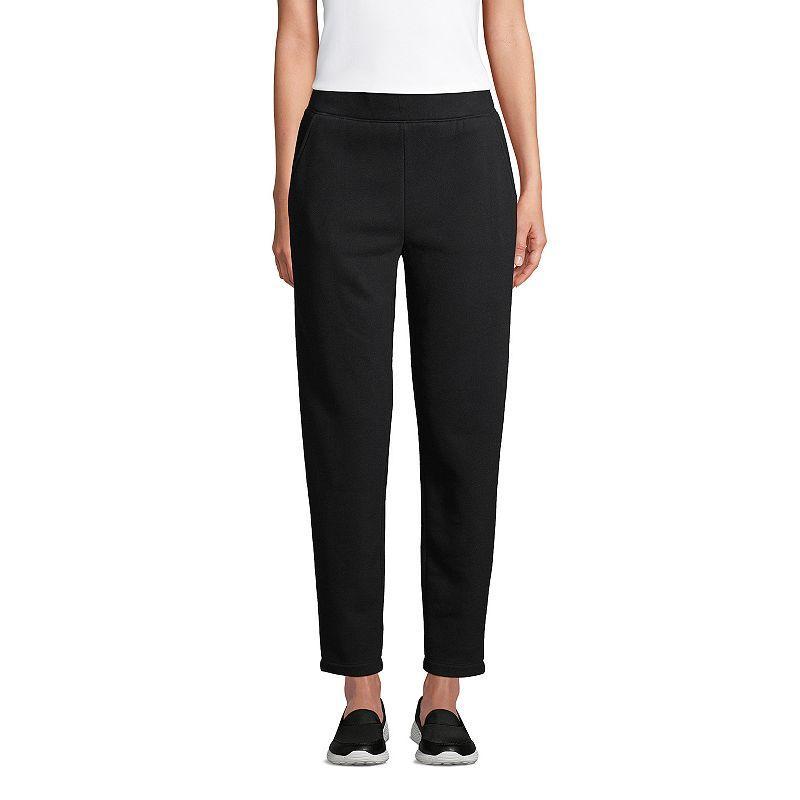 Womens Lands End Serious Sweats Ankle Sweatpants Product Image