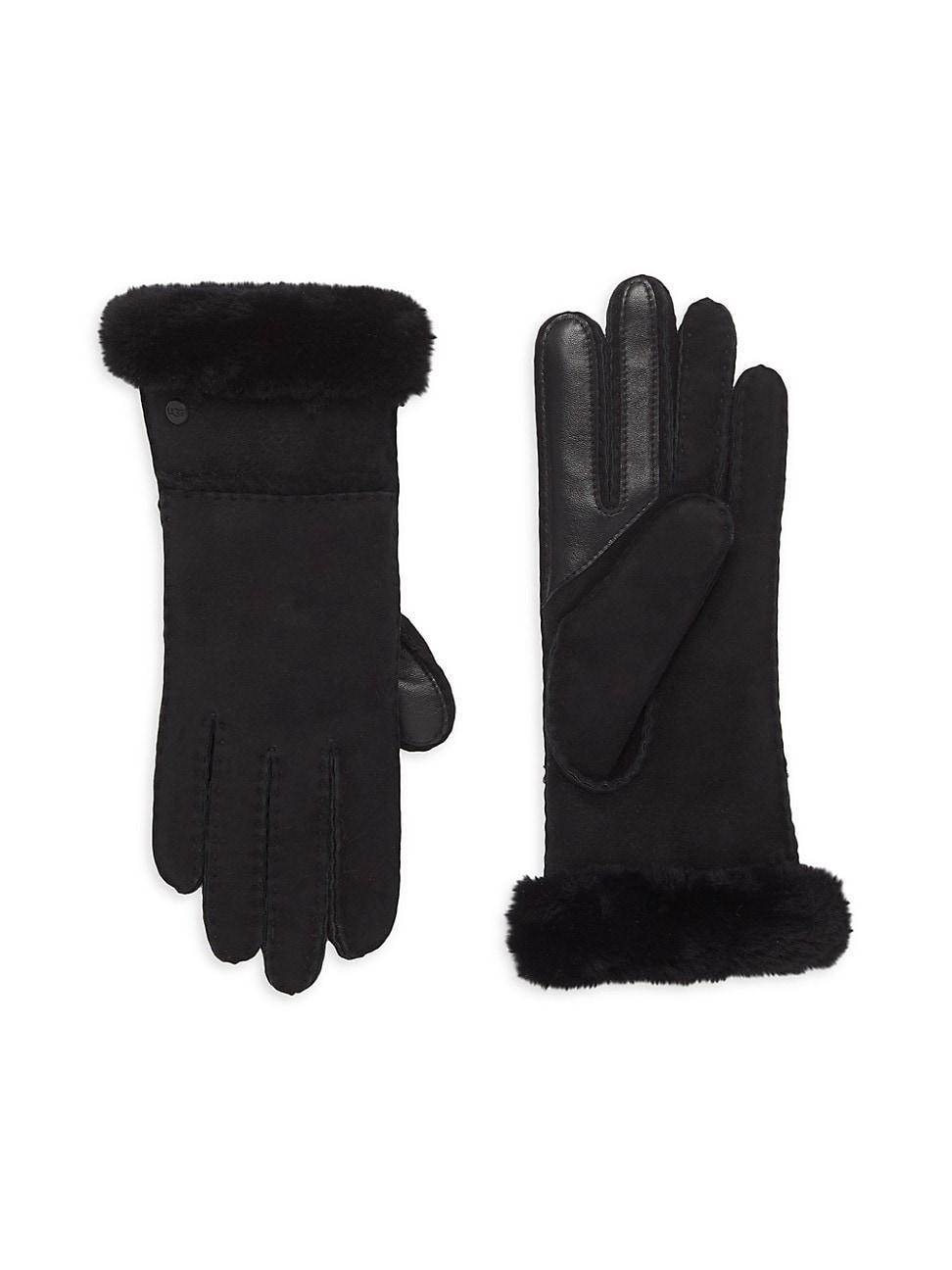 UGG(r) Seamed Touchscreen Compatible Genuine Shearling Gloves Product Image