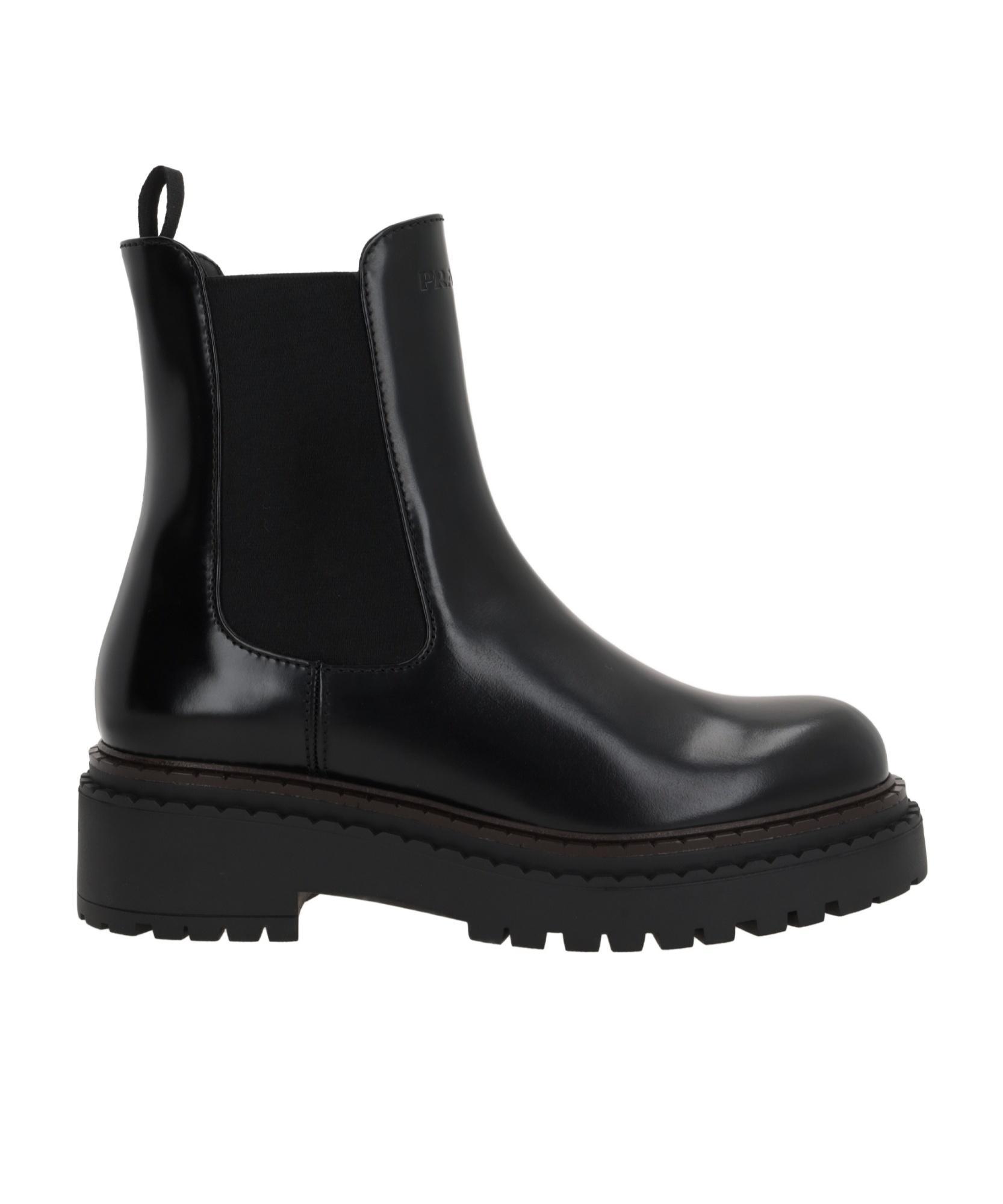 PRADA Chelsea Ankle Boots In Black Product Image