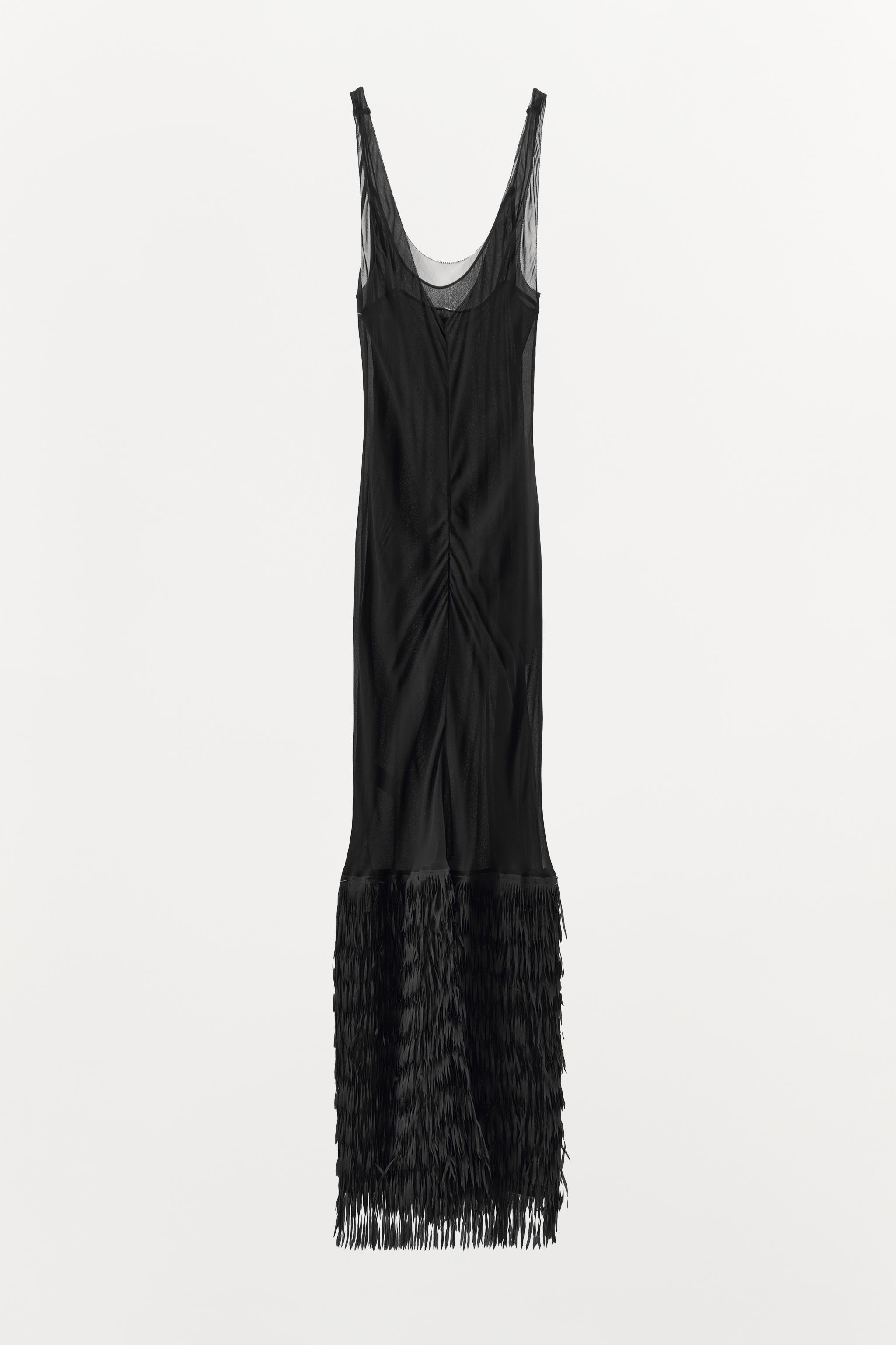 STRAPPY FRINGED DRESS Product Image