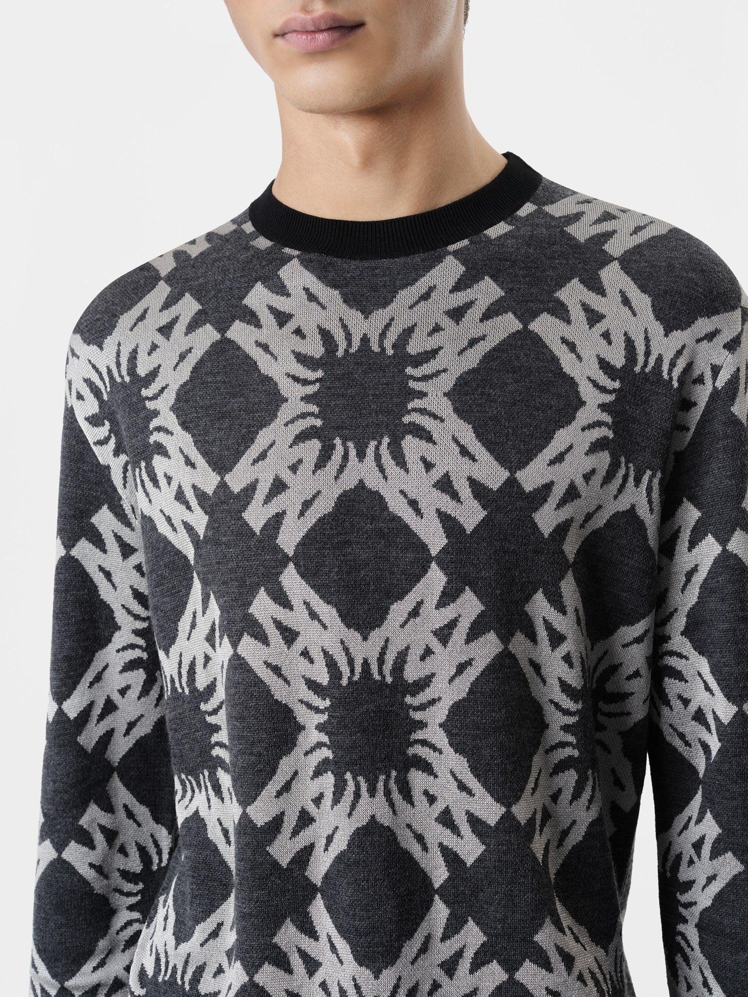 MA QUAD CREWNECK - Dark Grey Male Product Image