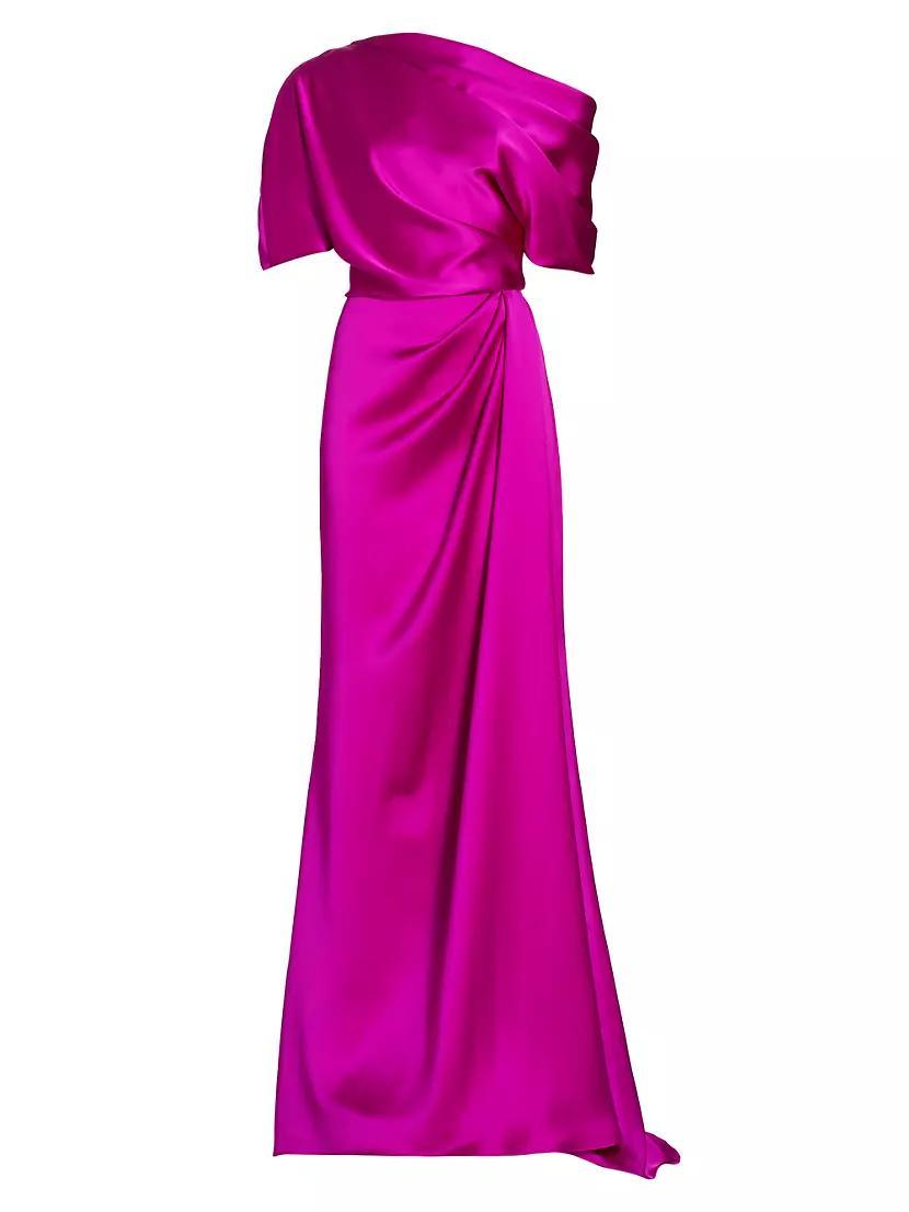 Draped Off-The-Shoulder Gown Product Image