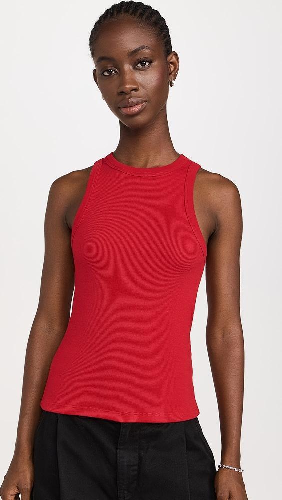 Sold Out NYC The Not So Basic Tank in Cherry | Shopbop Product Image