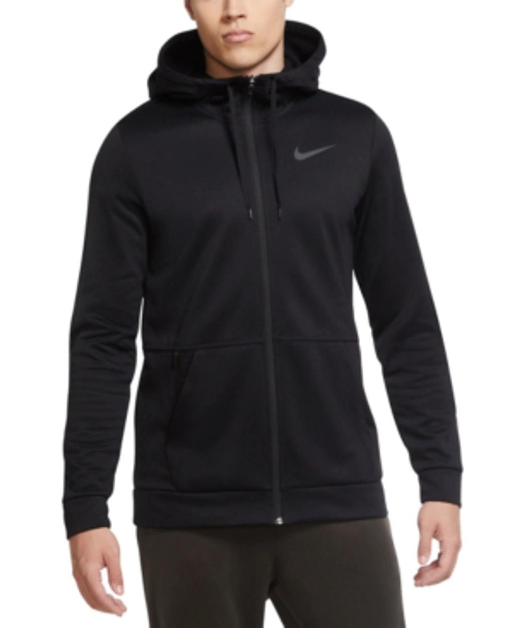 Men's  Therma Full-zip Training Hoodie In Black Product Image