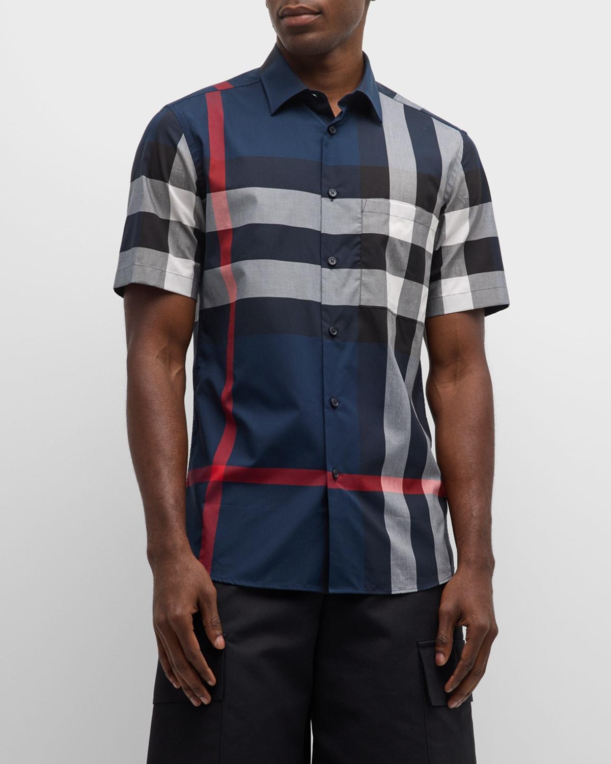 Mens Summerton Check Button-Front Shirt Product Image