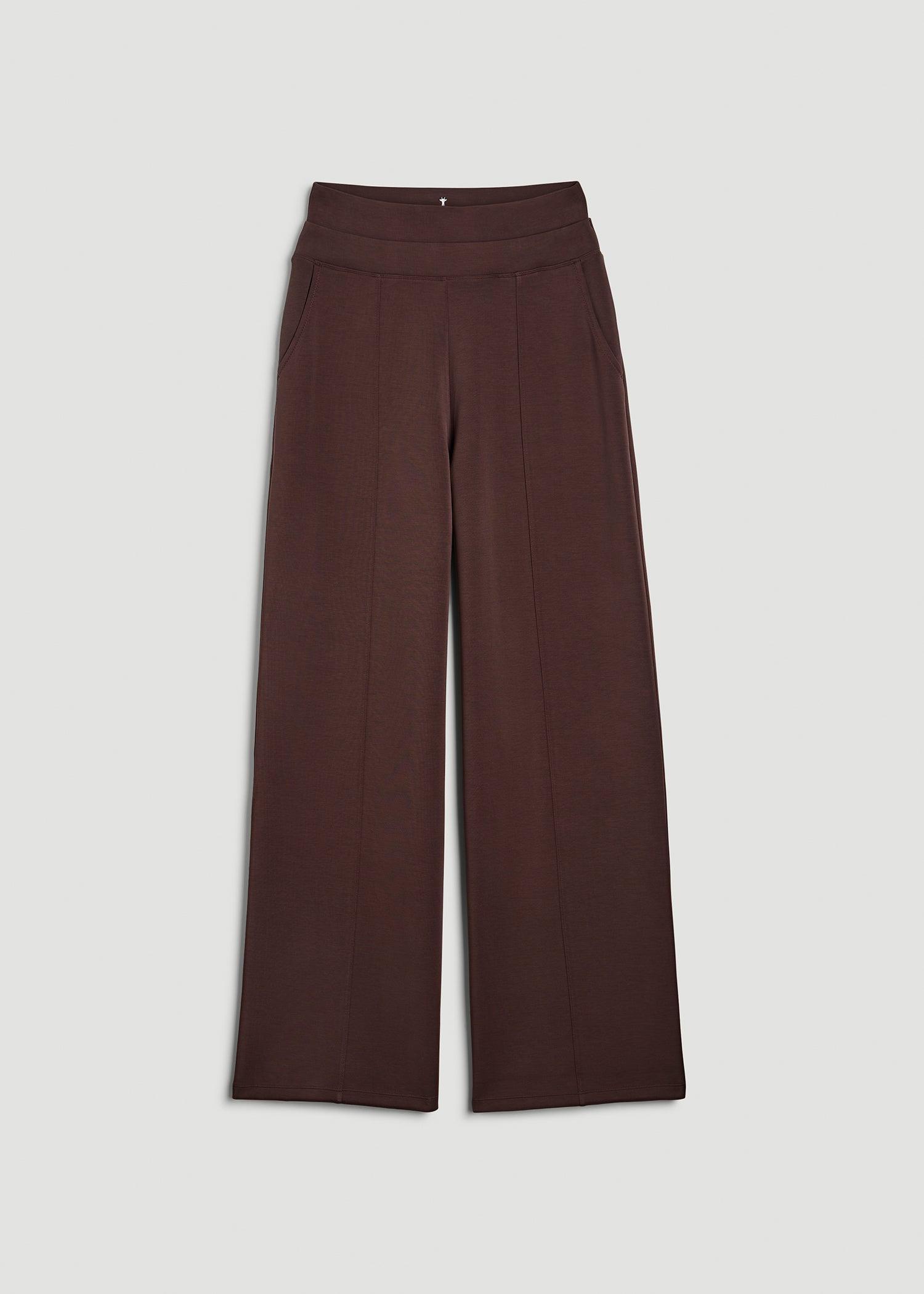 Butter Wide Leg Ultra High Rise Pant for Tall Women in Espresso Female Product Image