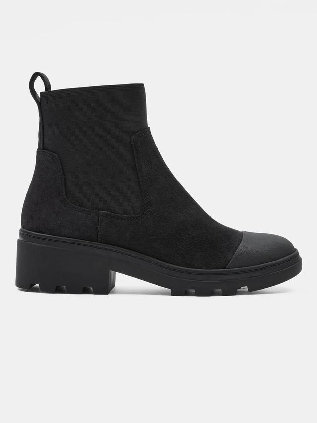 EILEEN FISHER Teddy Tumbled Nubuck Bootiefemale Product Image