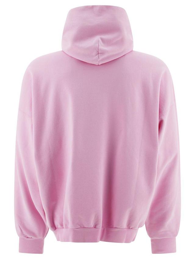 BALENCIAGA Beverly Hills Oversize Sweatshirts In Pink Product Image