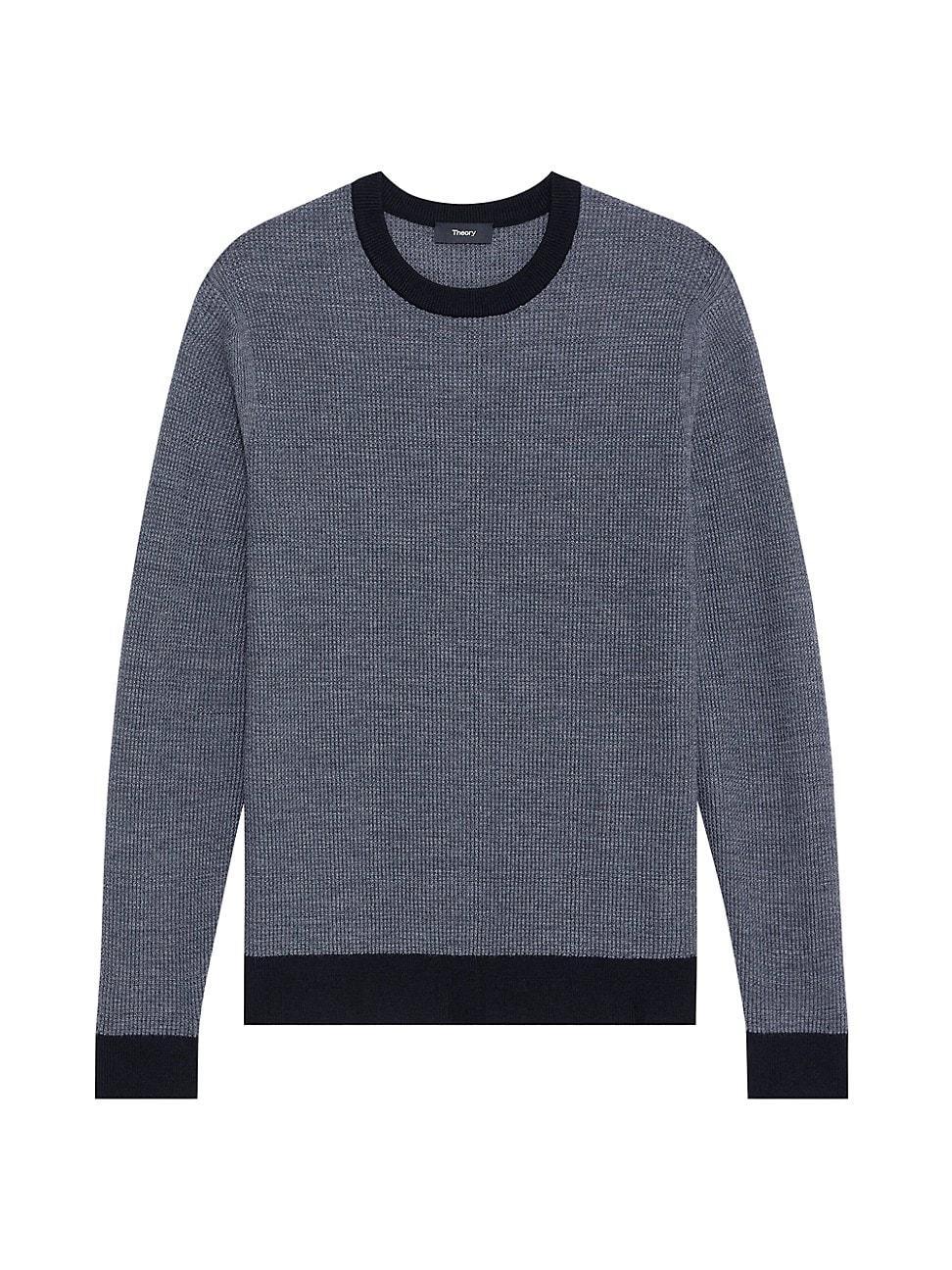 Theory Maden Novo Merino Wool Blend Crewneck Sweater Product Image