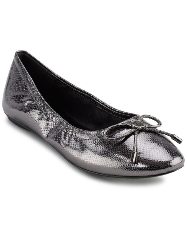 Karl Lagerfeld Paris Womens Velma Almond Toe Ballet Flats Product Image