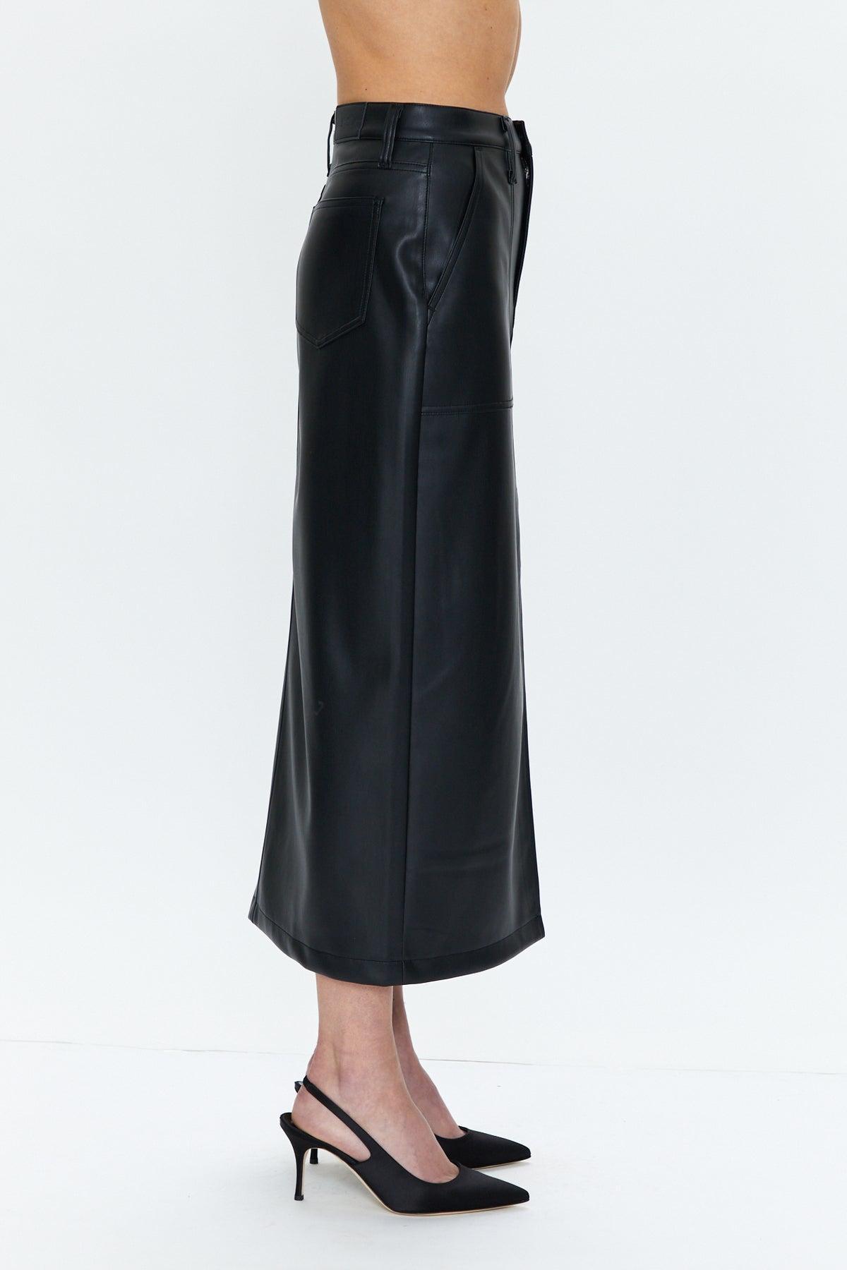 Alice Utility Midi Skirt - Slate Black Product Image