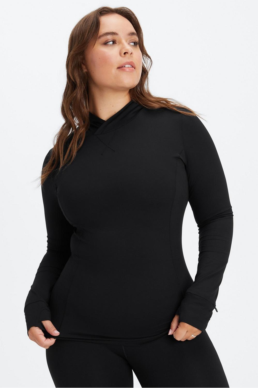 Fabletics Phoenix Run Hoodie Womens black Size XXS Product Image