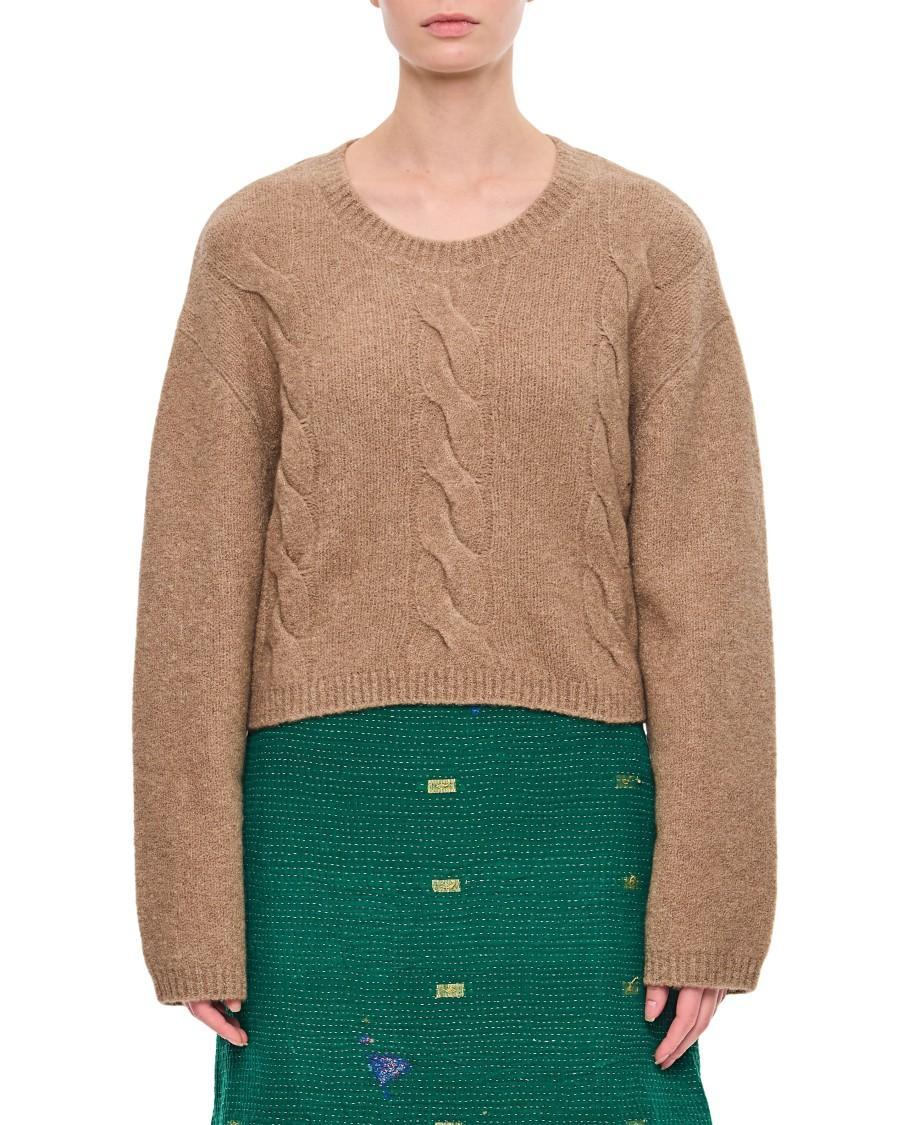 LISA YANG Hannan Chasmere Sweater In Beige Product Image