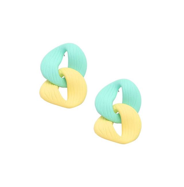 Sohi Womens Chainlink Drop Earrings Product Image