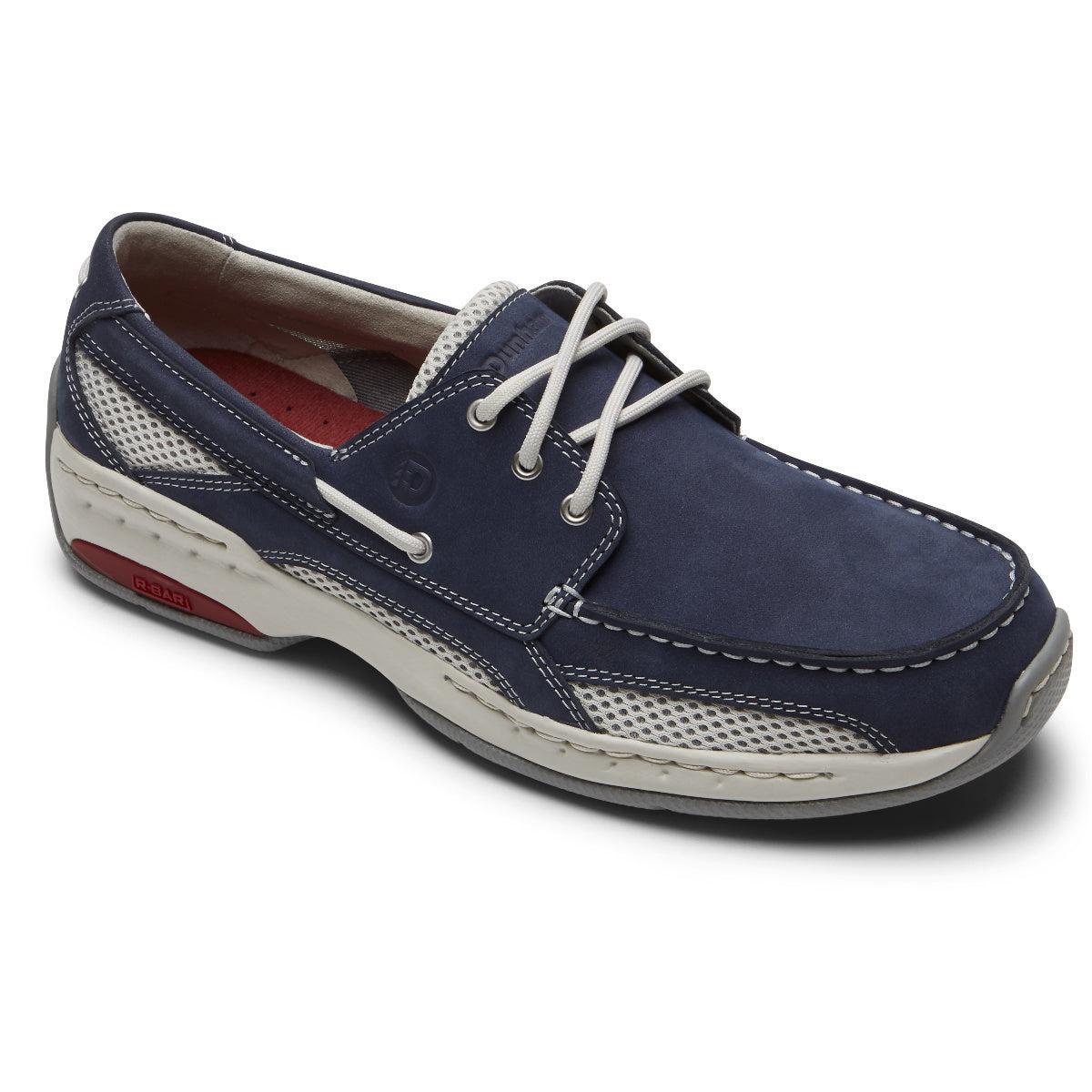 Dunham Captain (Navy Nubuck) Men's Slip on Shoes Product Image