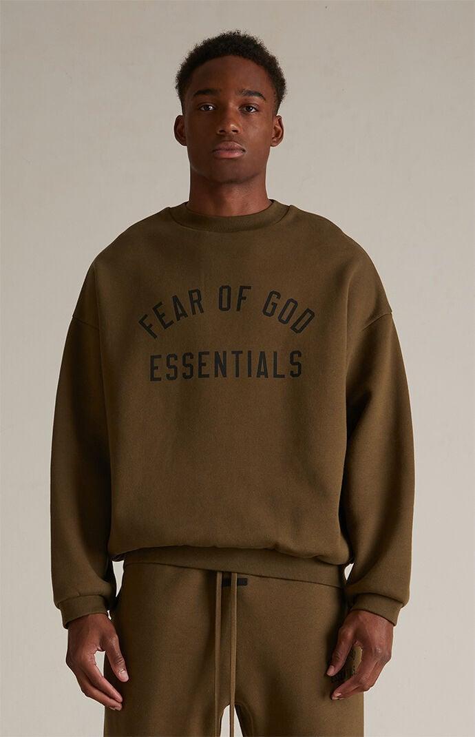 Fear of God Essentials Men's Fleece Crew Neck Sweatshirt - Product Image