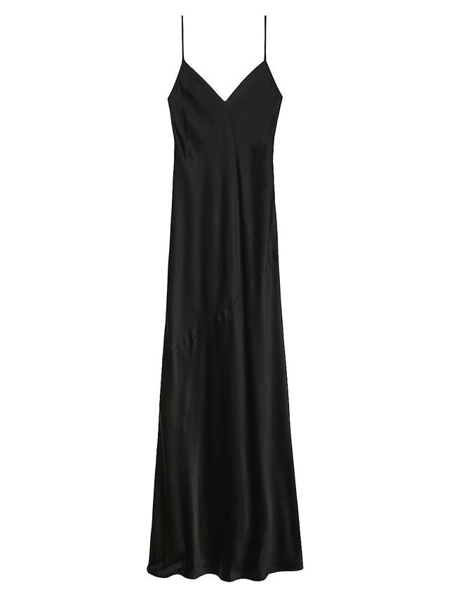 Womens Serita Silk Slip Maxi Dress Product Image