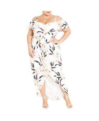 Plus Size Sweet Orchid Maxi Dress Product Image