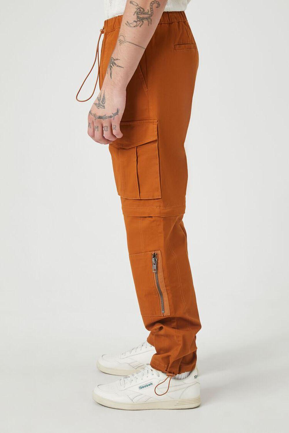 Twill Drawstring Cargo Joggers | Forever 21 Product Image