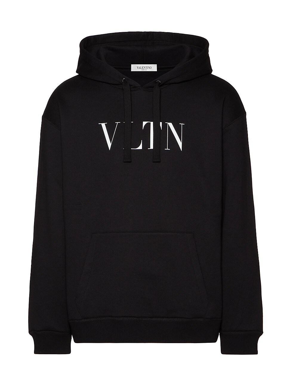 Mens Hooded Sweatshirt with VLTN Print Product Image