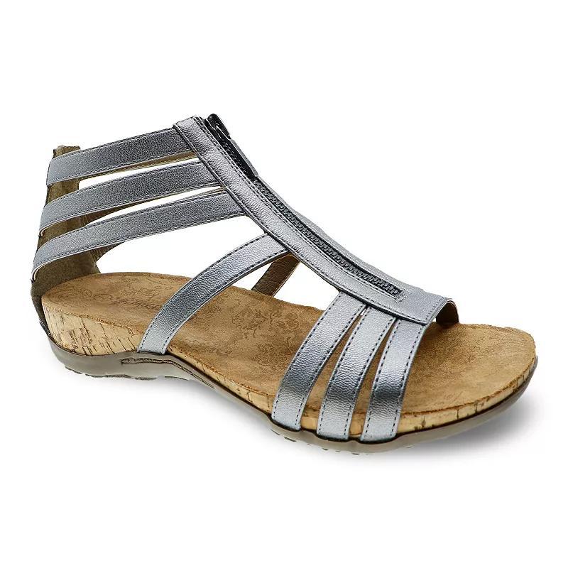 Bearpaw Layla II Womens Gladiator Sandals Grey Product Image