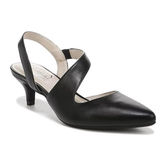 LifeStride Magnetic Womens Kitten Heel Pumps Black Product Image