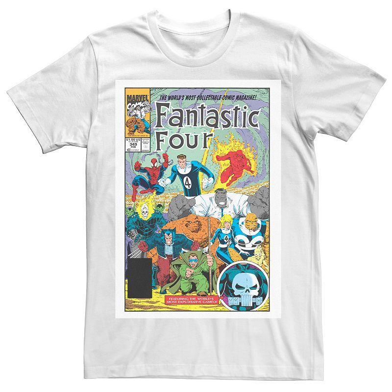 Mens Marvel Fantastic Four Collaboration Comic Cover Graphic Tee Product Image