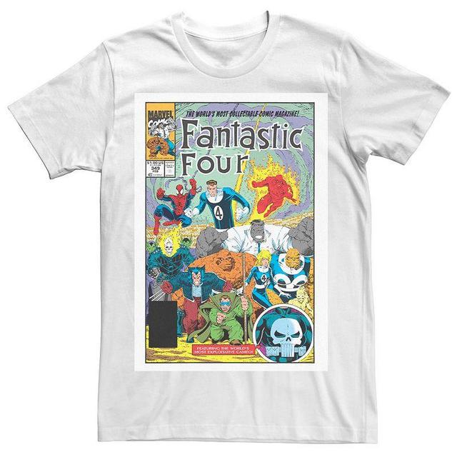 Mens Marvel Fantastic Four Collaboration Comic Cover Graphic Tee Product Image