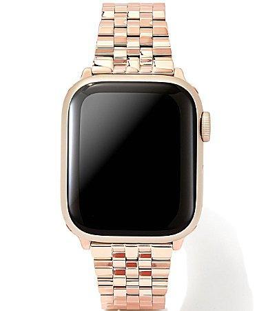 Kendra Scott Womens Alex 5 Link Rose Gold Stainless Steel Bracelet Apple Watch Band Product Image