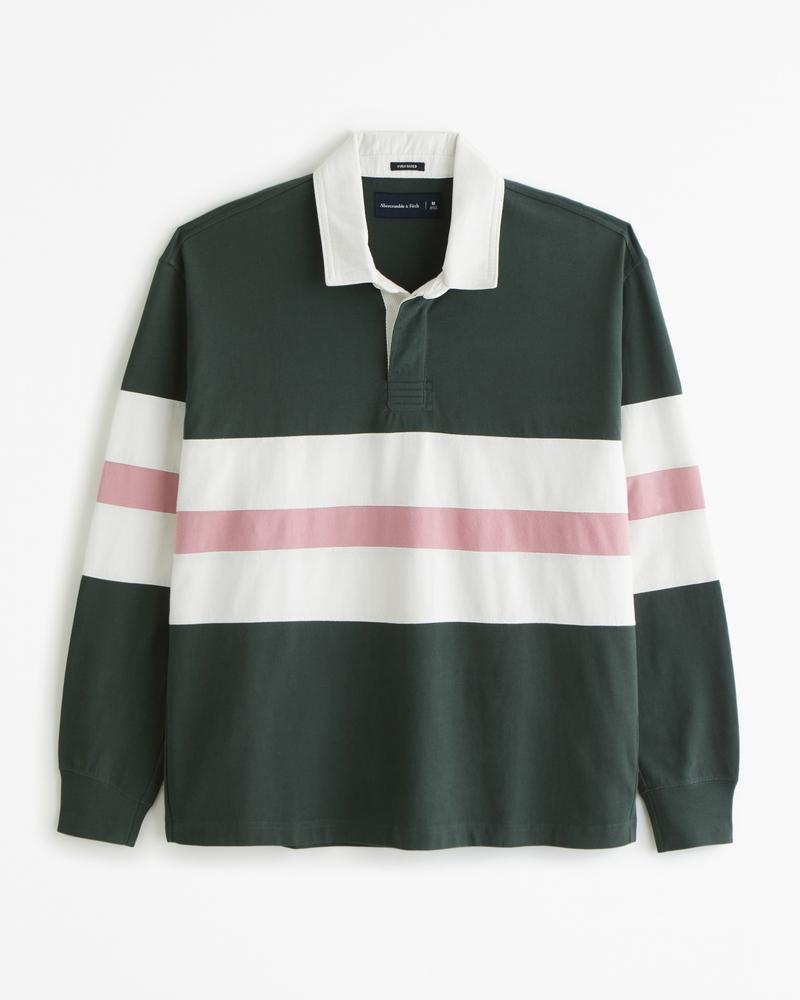 Long-Sleeve Rugby Polo Product Image