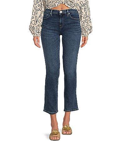 Hudson Jeans Nico Mid Rise Straight Leg Ankle Jeans Product Image