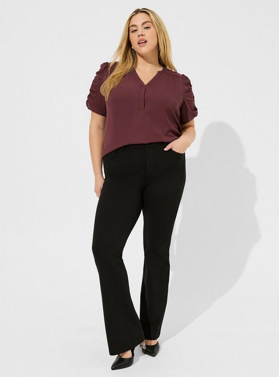 High-Rise Bombshell Bootcut Luxe Ponte Pant Product Image