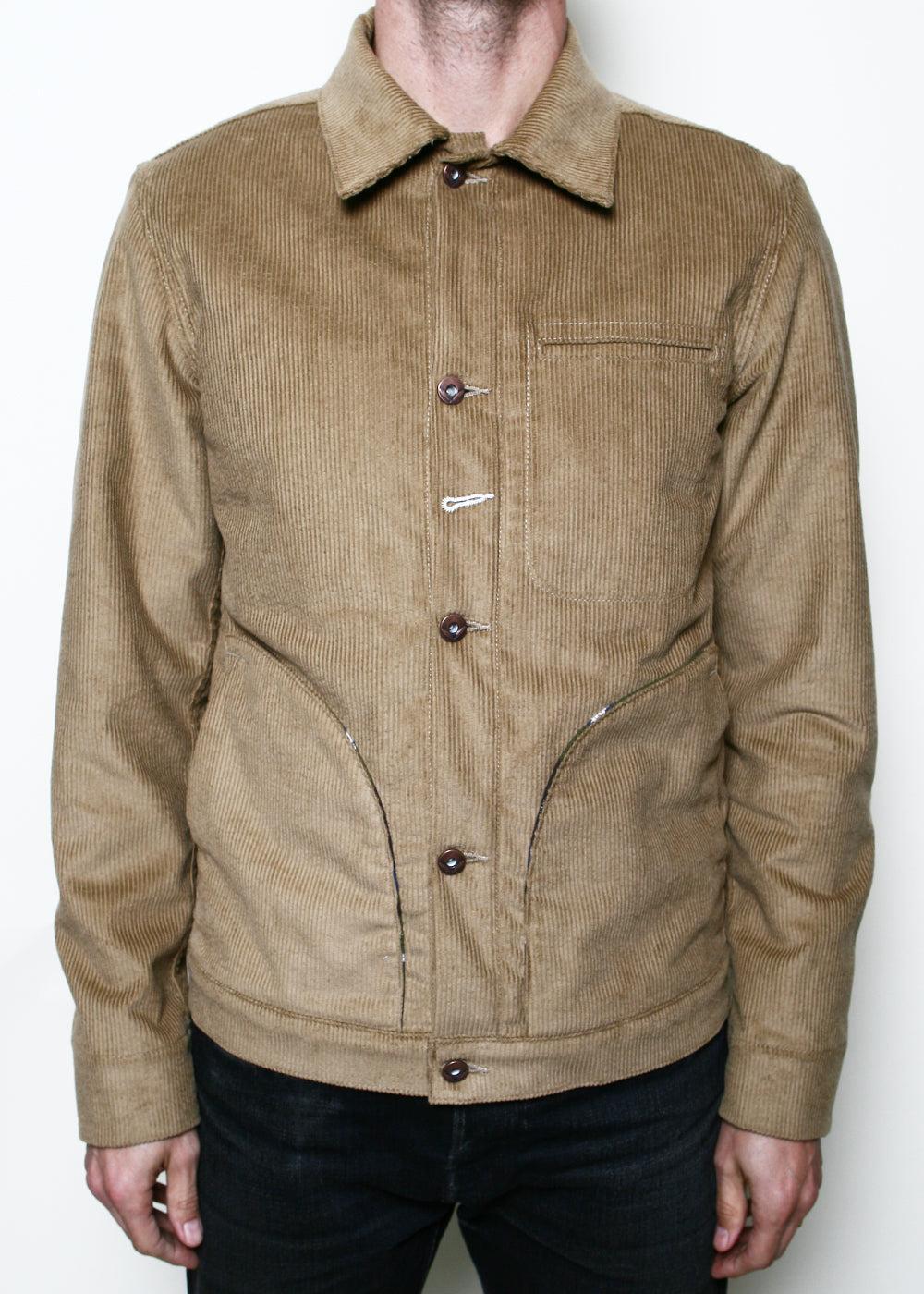 Supply Jacket // Lined Tan Corduroy Product Image